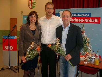 Dr. Ringo Wagner mit seinen Stellvertretern Silke Schindler und Wolfgang Zahn